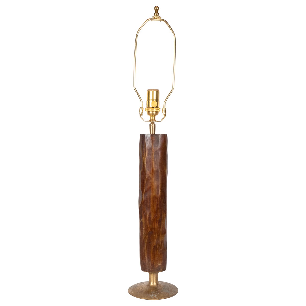 Cast Bronze "Robur" Lamp by Claudio Gonzalez