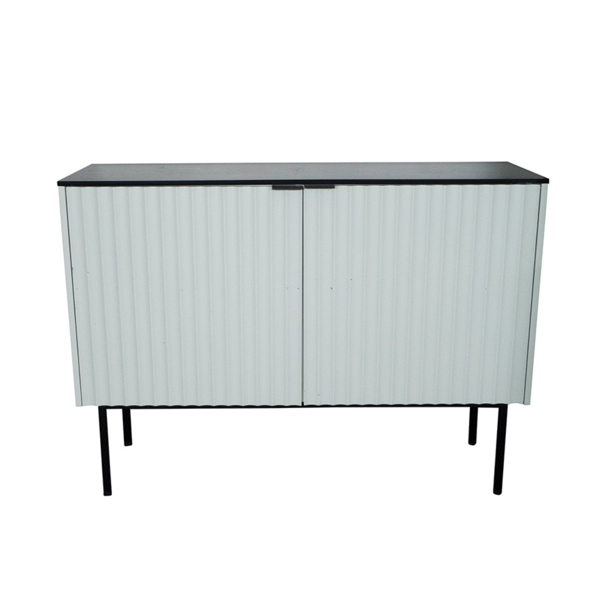 Modern channeled front cabinet